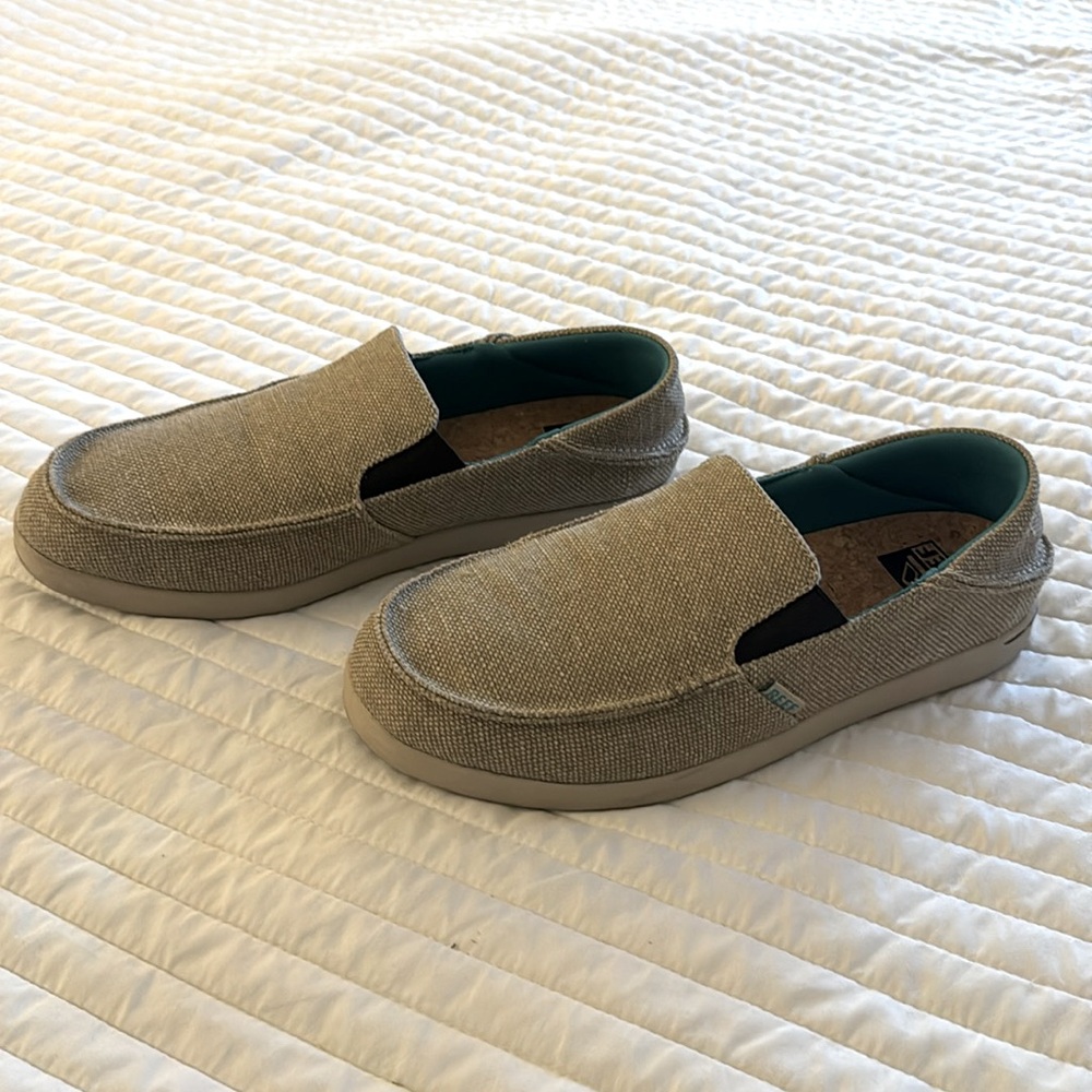 Reef Tan Loafers & Slip-Ons